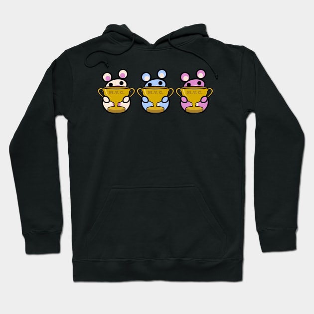 Three Chibis (Most Valuable Chibis) Hoodie by Village Values